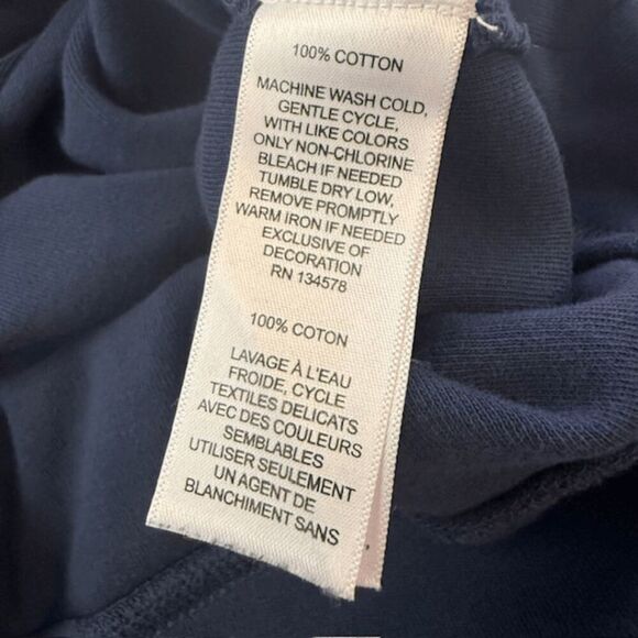Vineyard Vines Men's Long Sleeve Quarter Zip Sweatshirt Navy Blue Size Small - Picture 4 of 7